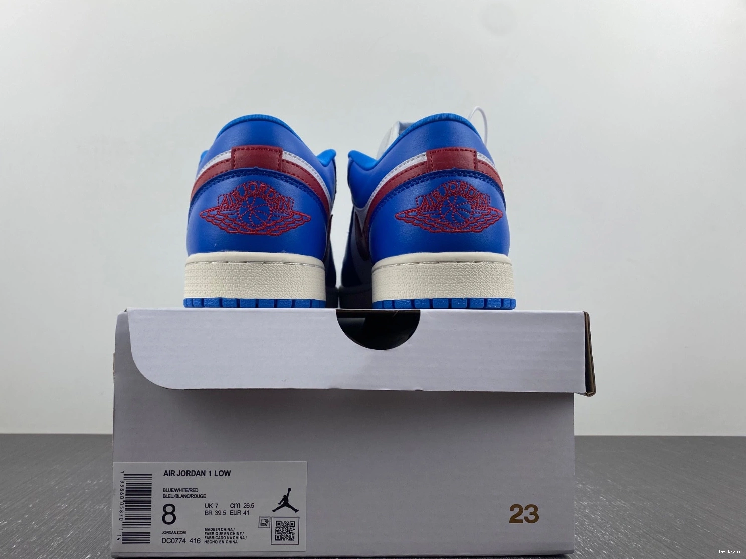 1 Sport Low - Jordan Blue Red DC0774-416 (Women's) Gym 0217